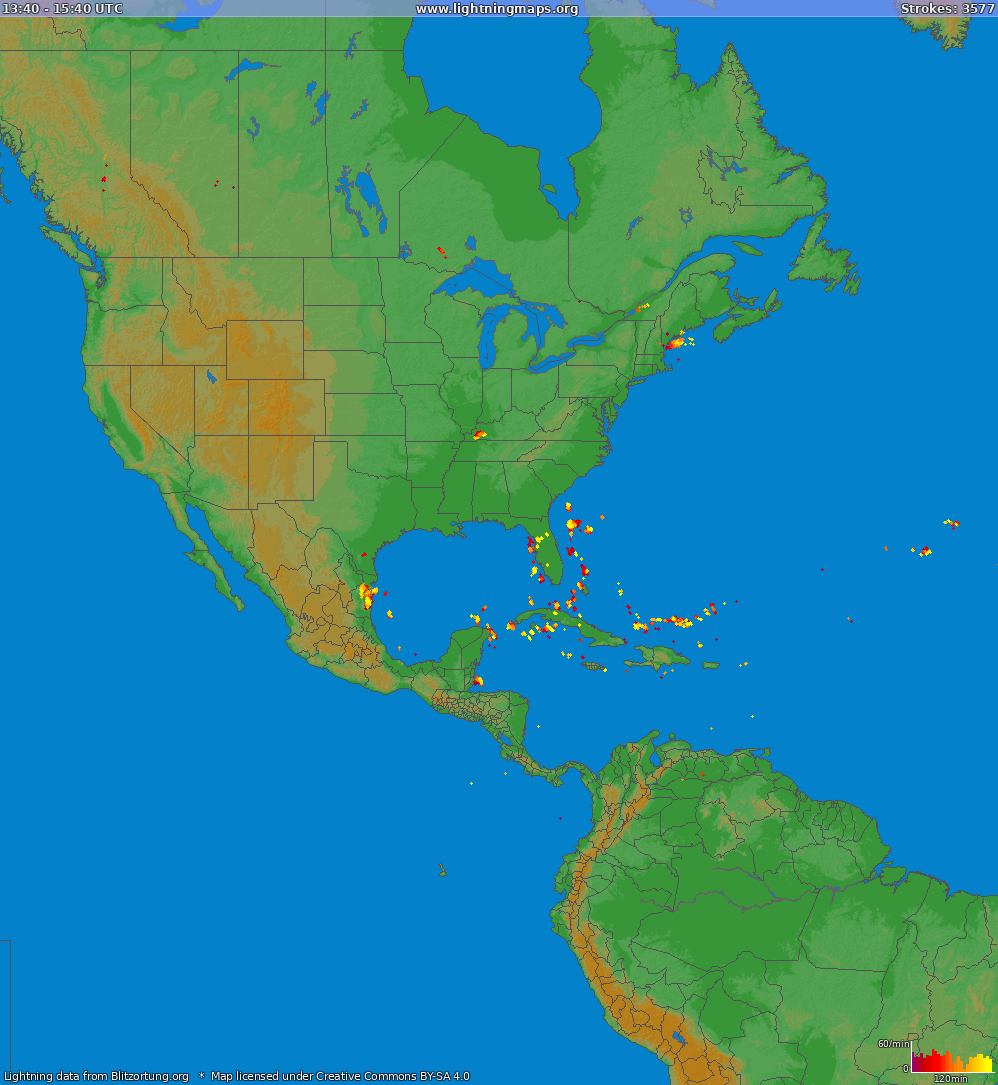 Pomer bleskov (Stanica Portarlington) North America 2024 