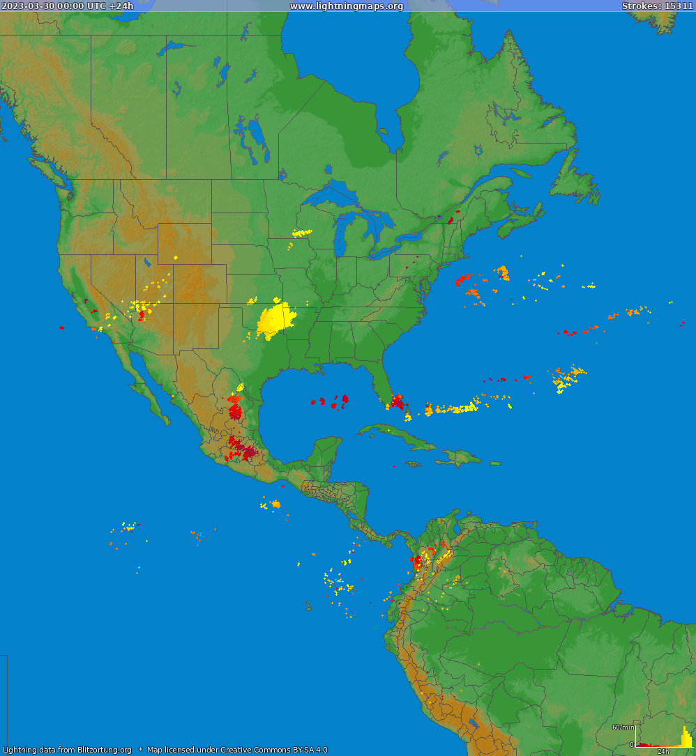 Salamakartta North America 2023-03-30