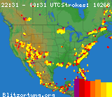 Latest Lightning View from LightningMaps.Org