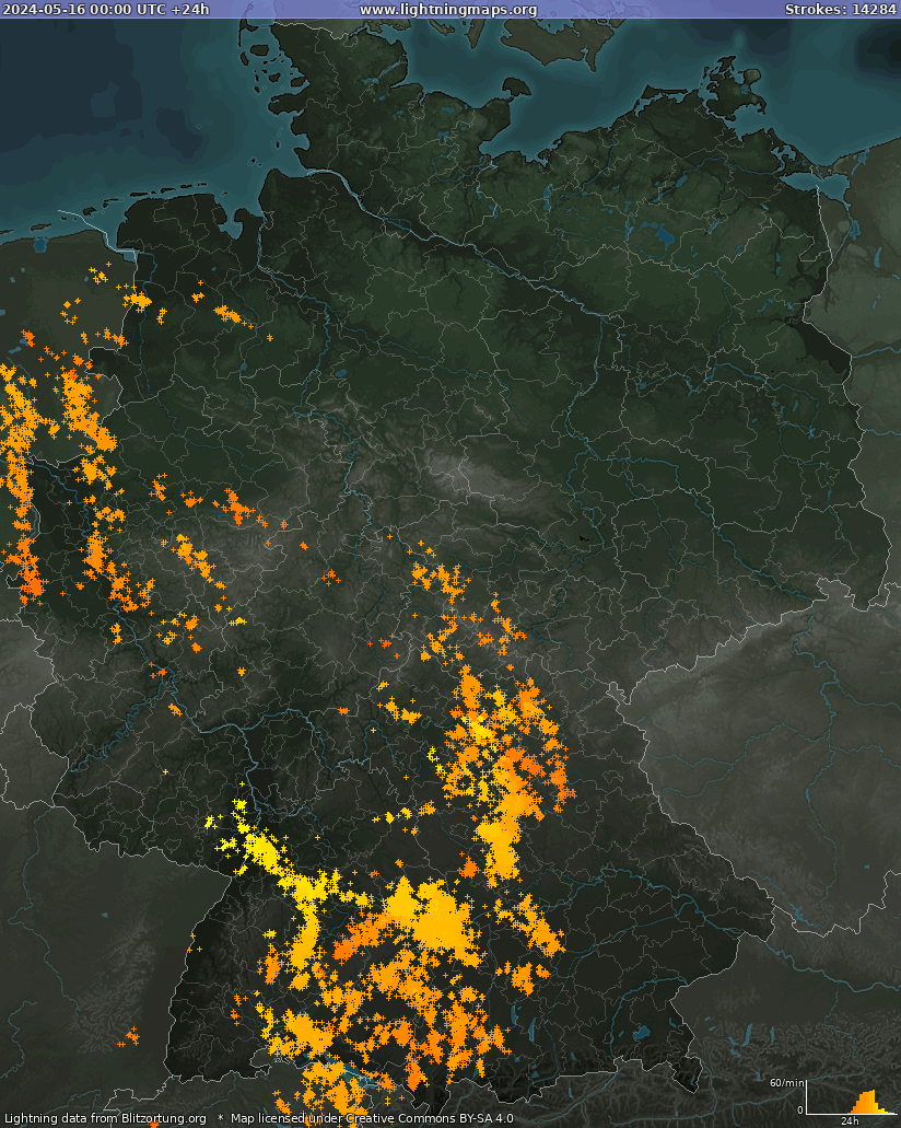 Blixtkarta Tyskland 2024-05-16