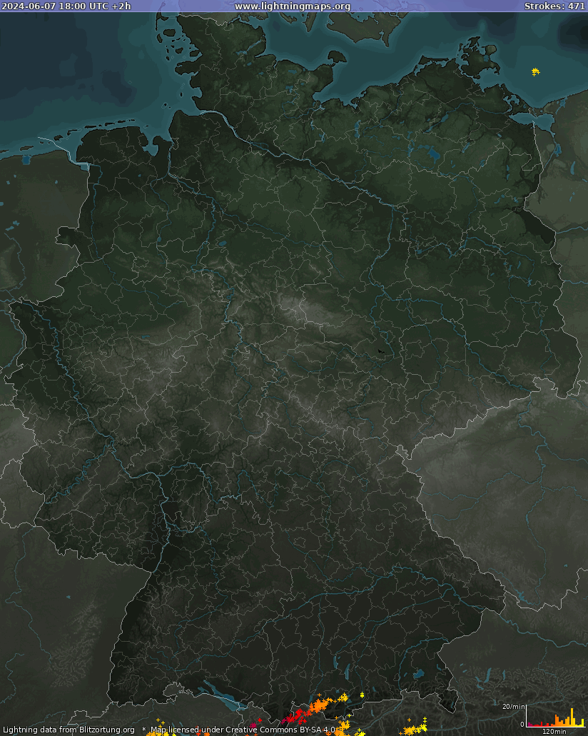 Blixtkarta Tyskland 2024-06-07 (Animering)