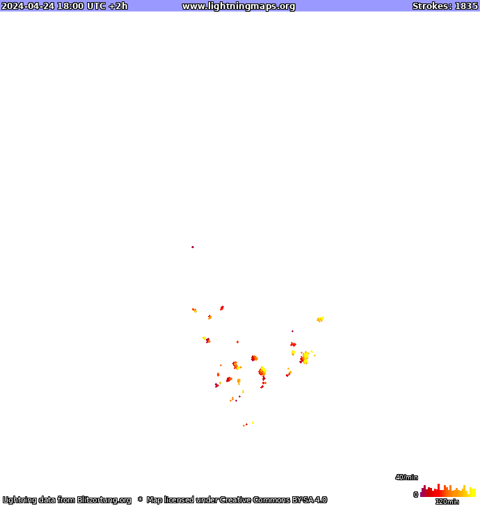Blitzkarte Europa 24.04.2024 (Animation)