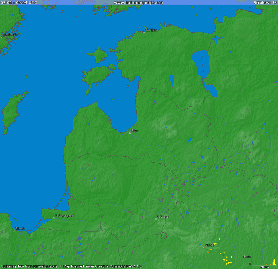 Lightning map Baltic States (Big) 2024-06-05 (Animation)