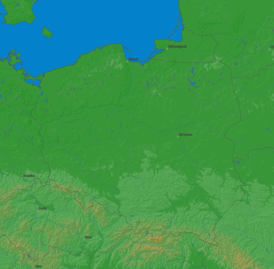 Mapa wyładowań Poland (Big) 2024-04-24 (Animacja)