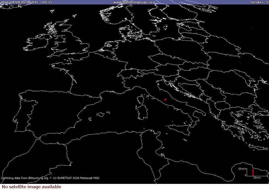 Salamakartta Sat: Europe Clouds + Rain 2021-04-28