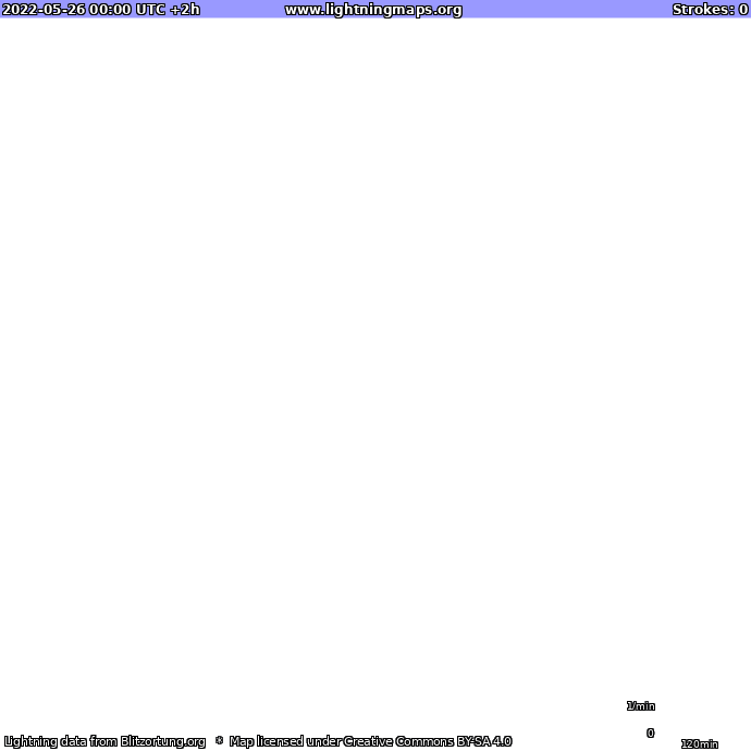 Zibens karte Jaunzēlande 2022.05.26 (Animācija)