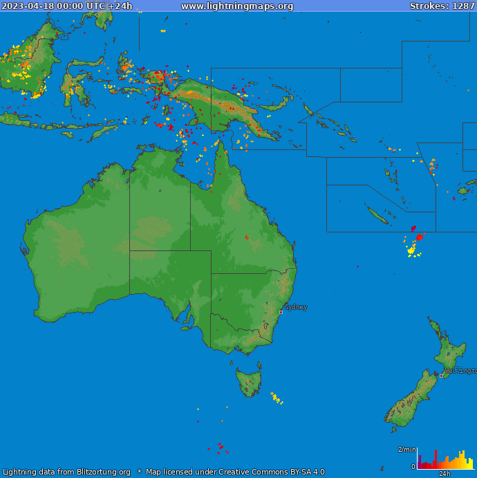 Salamakartta Oceania 2023-04-18