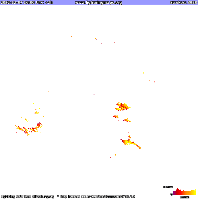 Lightning map Oceania 2022-12-07 (Animation)