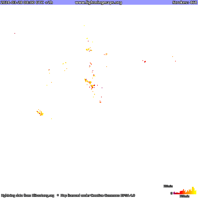 Lightning map Oceania 2024-03-28 (Animation)