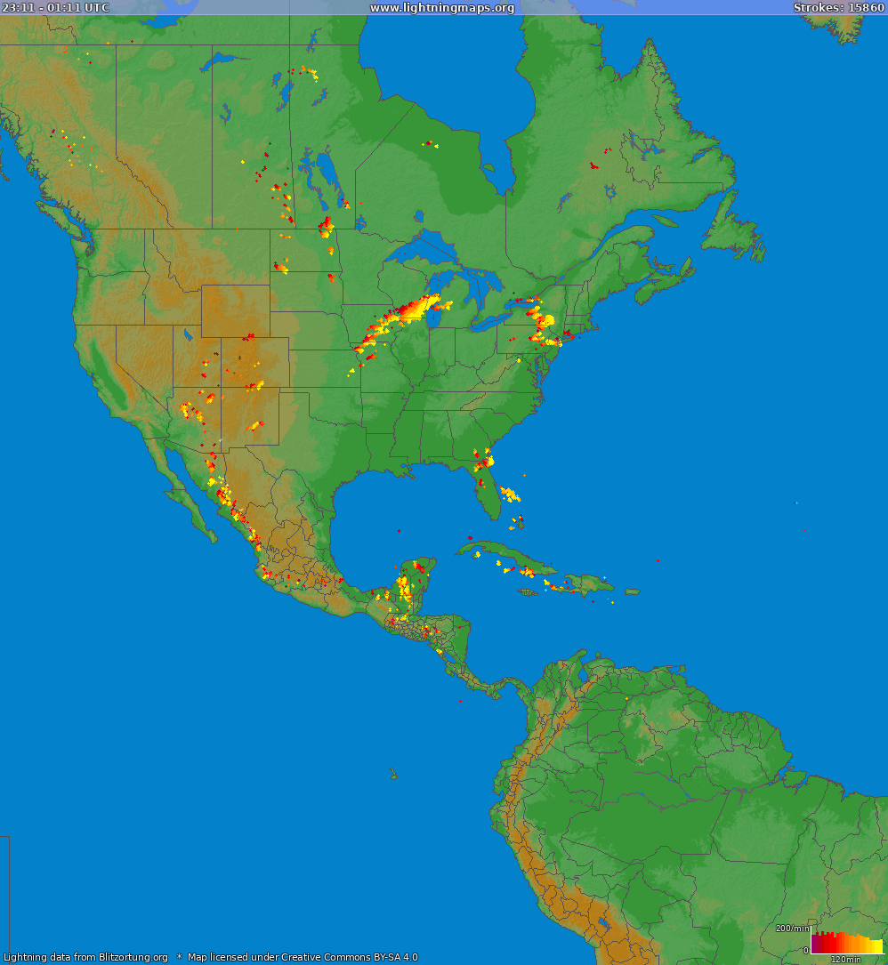 Pomer bleskov (Stanica Stafford  Blue) North America 2024 