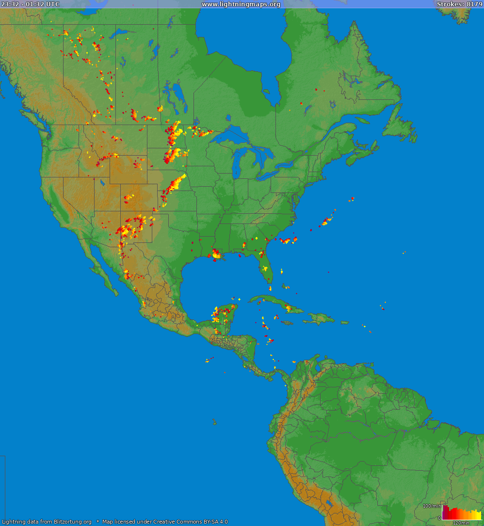Poměr blesků (Stanice Hot Springs-3) North America 2024 