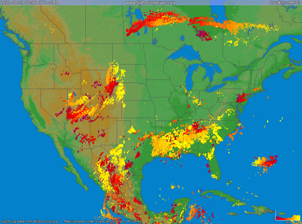 America :: Archives :: Maps :: USA (Big) :: LightningMaps.org