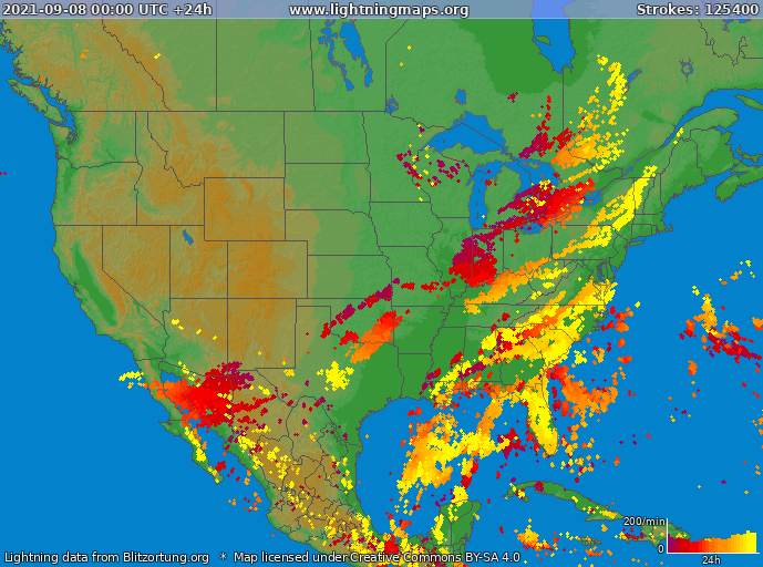 America :: Archives :: Maps :: USA :: LightningMaps.org