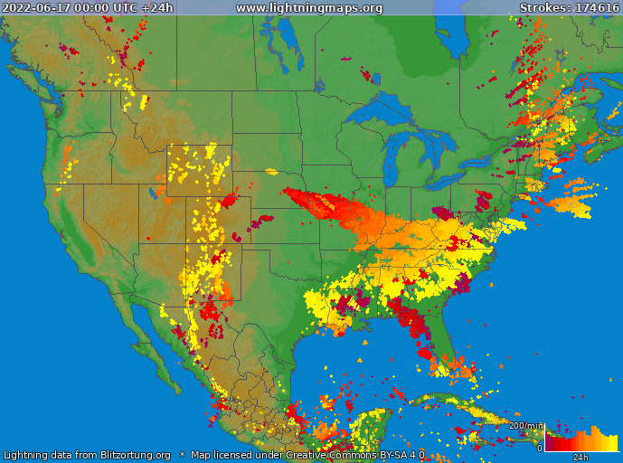 America :: Archives :: Maps :: USA :: LightningMaps.org