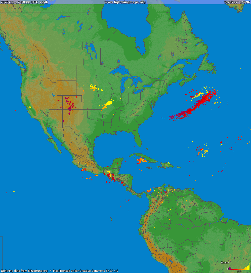 Salamakartta North America 2025-11-17