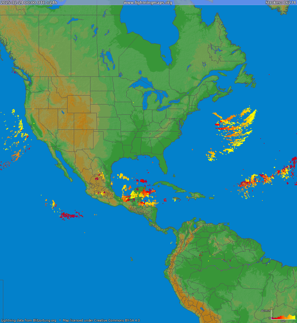 Salamakartta North America 2025-12-24