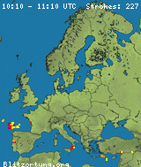 carte des orages