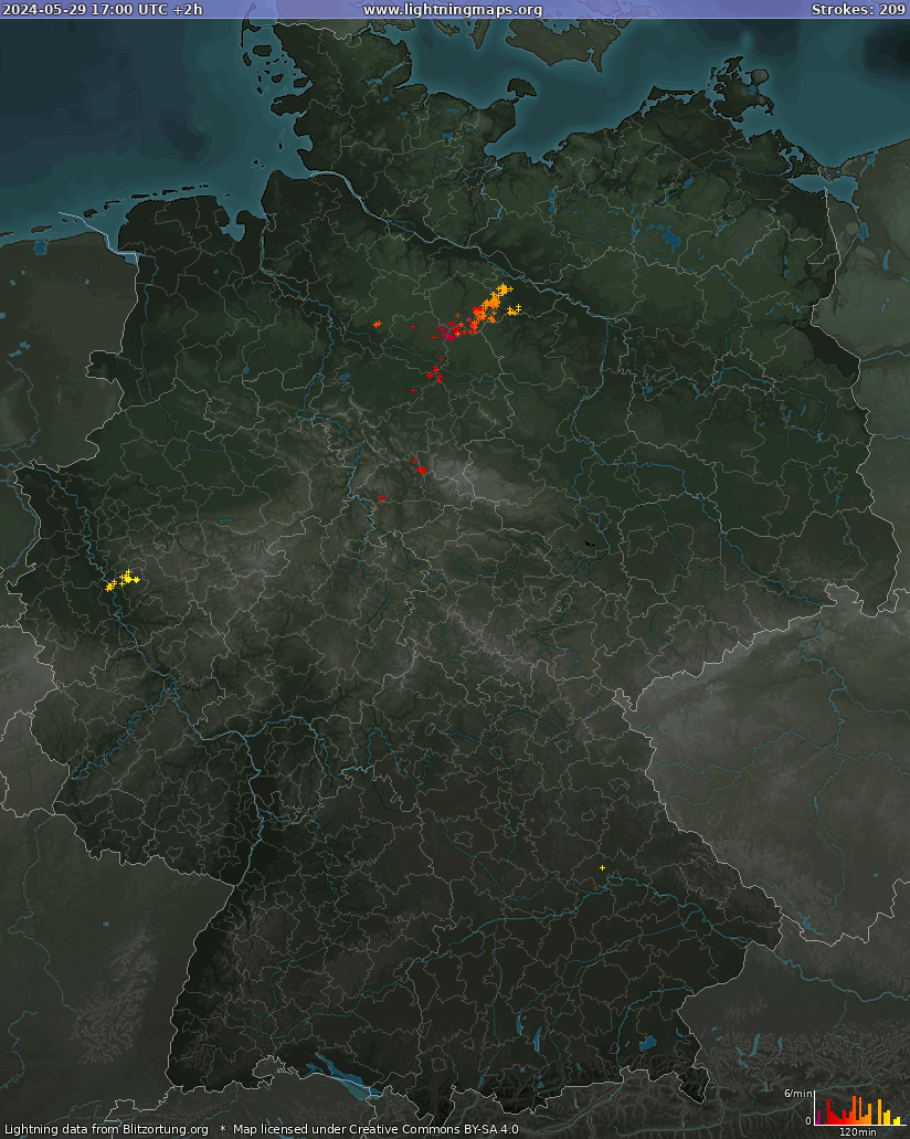 Blixtkarta Tyskland 2024-05-29 (Animering)
