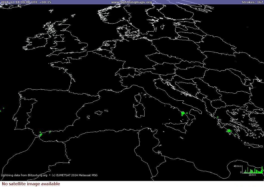 Lynkort Sat: Europe Fire 14-11-2024