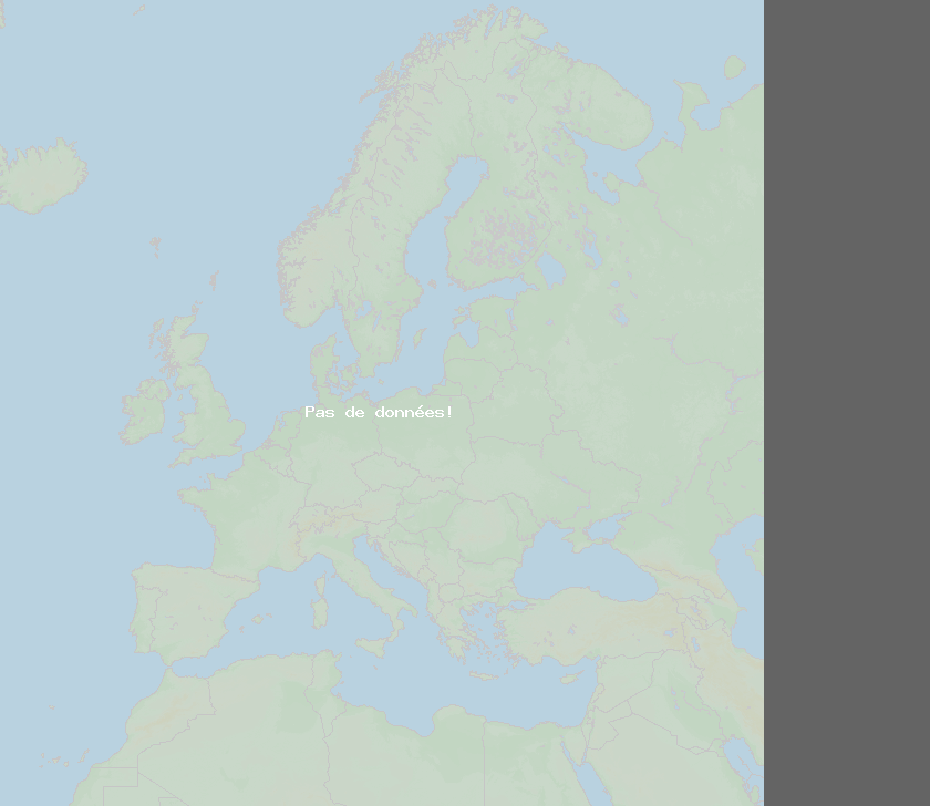 Taux coups de foudre (Station le tholonet (BLUE)) Europe 2024 