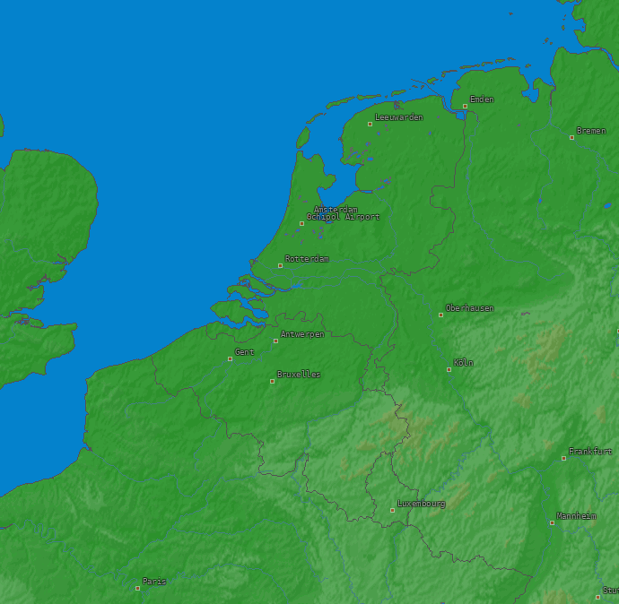 Lightning map Benelux 2024-05-04 (Animation)