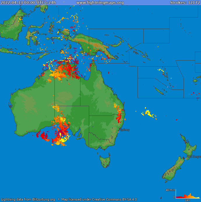 Salamakartta Oceania 2022-04-13