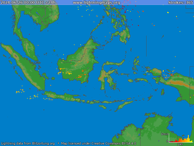 Blitzkarte Indonesien 26.06.2024