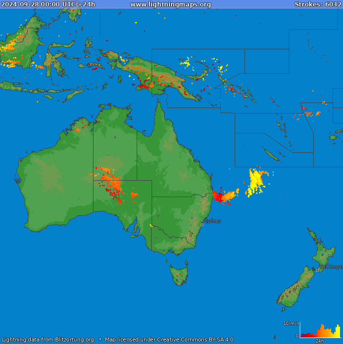 Blixtkarta Oceania 2024-09-28