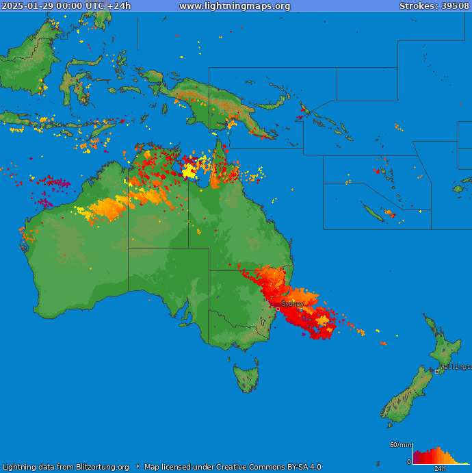 Lynkort Oceania 29-01-2025