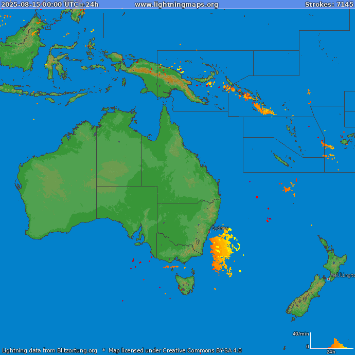 Salamakartta Oceania 2025-08-15