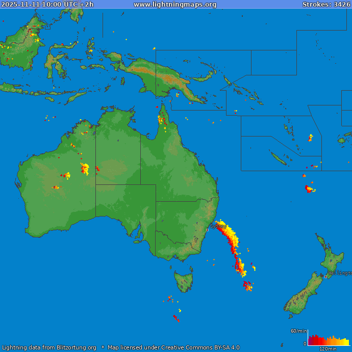 Lynkort Oceania 11-11-2025 (Animation)