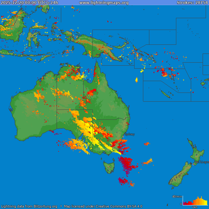 Lynkort Oceania 20-12-2025