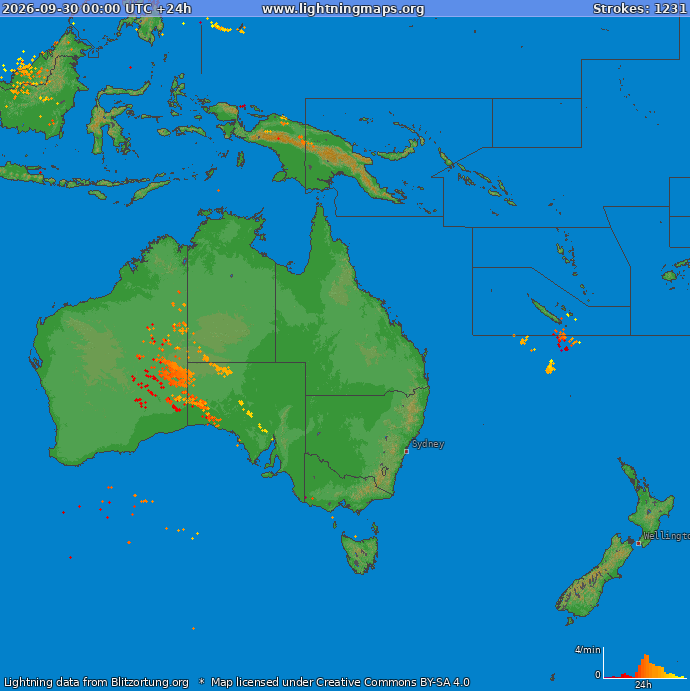 Salamakartta Oceania 2026-09-30